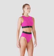 Load image into Gallery viewer, Ladies Remy Zip Front Crop Top