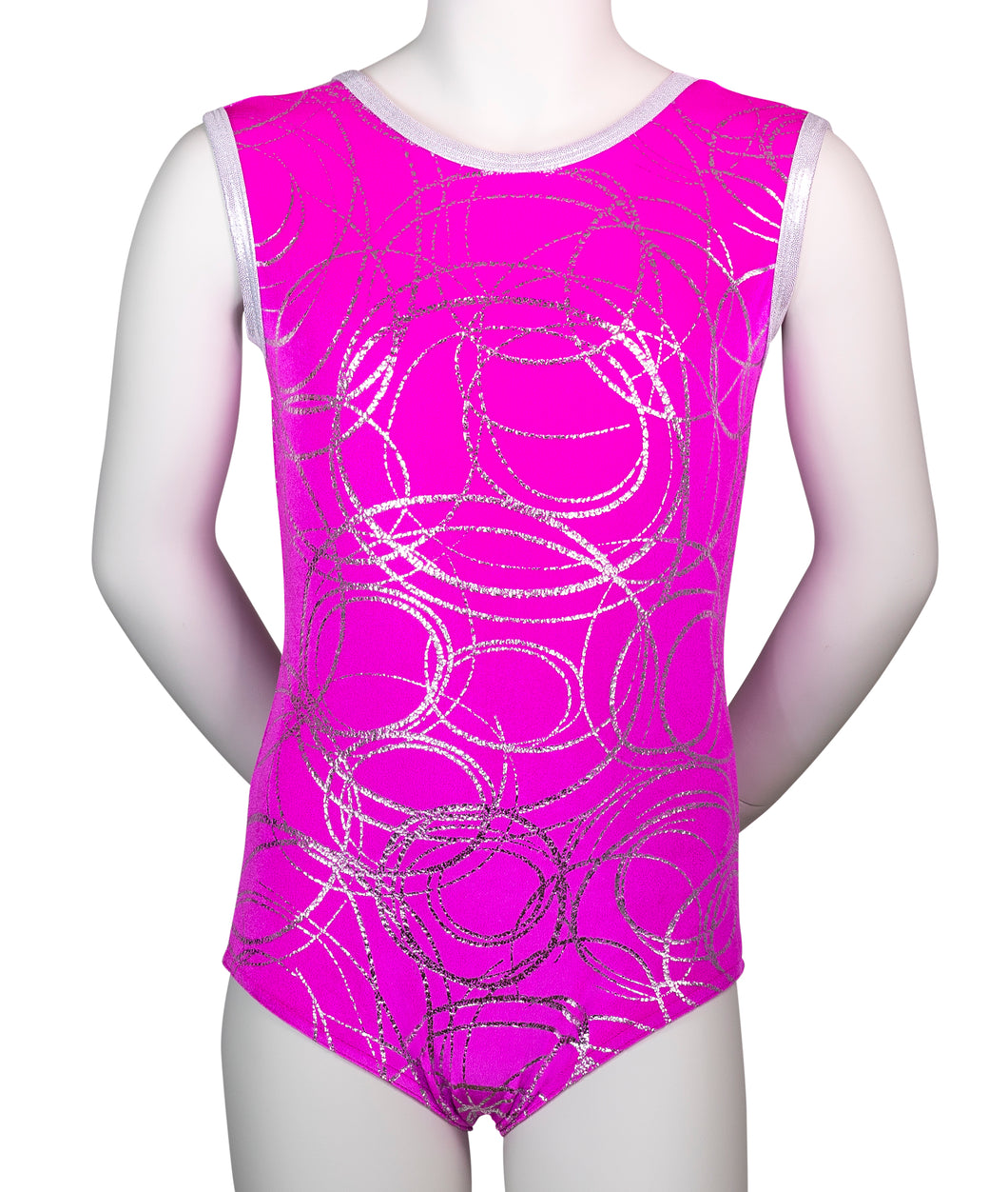 Tappers & Pointers electric pink hula leotard