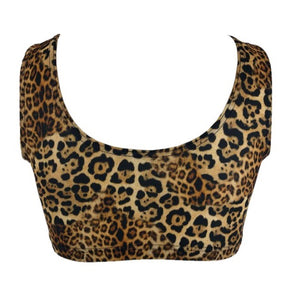 Starlite Leopard Print Crop Top and Shorts