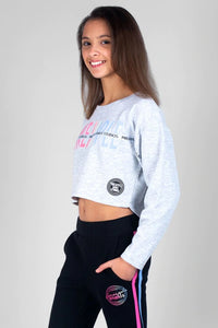 Tape Crop Sweat Top