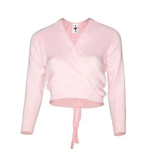 Long Sleeved Acrylic X-Over Ballet Cardigan