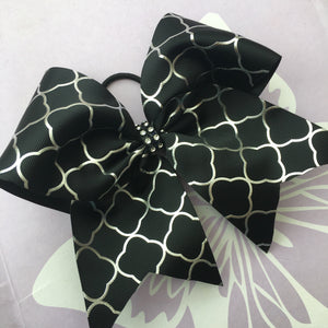 Black/Silver Bows