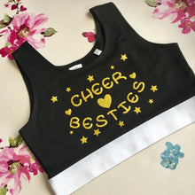 Load image into Gallery viewer, Cheer Besties Crop Top