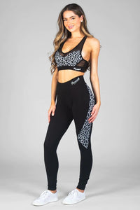 Leopard Panel Leggings