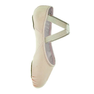 Capezio® 2037 Hanami Stretch Canvas Ballet Shoe, Split Sole Pink