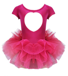 BLOCH® Child Cap Sleeve Heart Tutu Dress