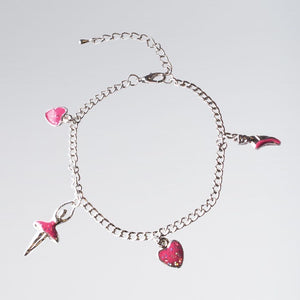 Ballerina/hearts bracelet