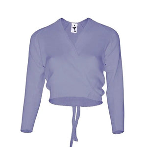 Long Sleeved Acrylic X-Over Ballet Cardigan