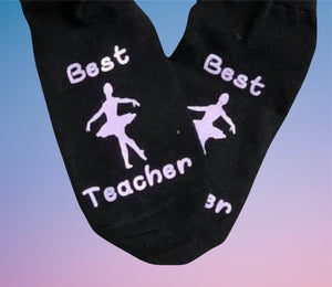 Best Teacher Dance Socks