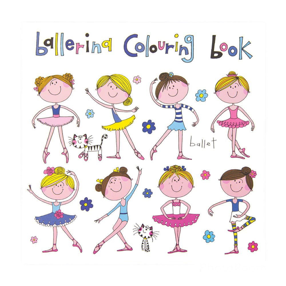 Rachel Ellen designs Ballerina Colouring Book