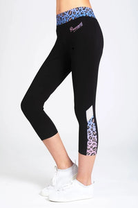 Ombré Leopard Crop Leggings