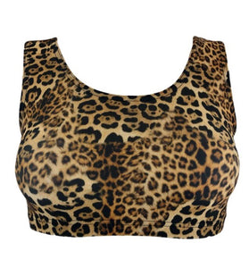 Starlite Leopard Print Crop Top and Shorts