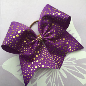 Purple/Gold Bows