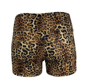 Starlite Leopard Print Crop Top and Shorts