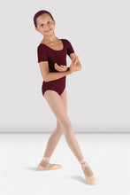 Load image into Gallery viewer, Bloch Girls Short Sleeve Round Neck Leotard CL5402