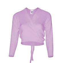 Load image into Gallery viewer, Long Sleeved Acrylic X-Over Ballet Cardigan