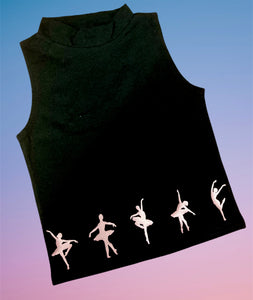 Dancer High Neck Crop