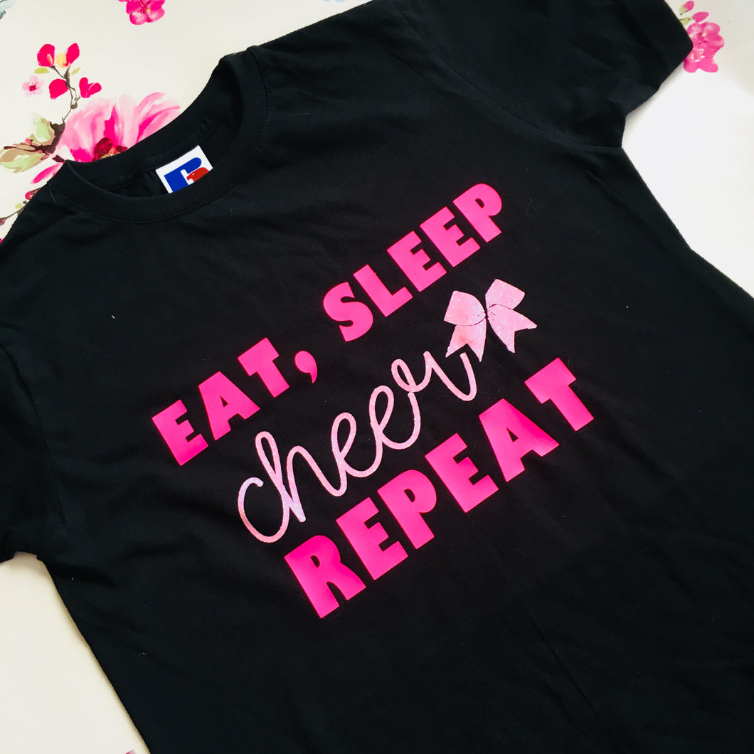 Eat, Sleep, Cheer T shirt