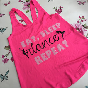 Eat, Sleep, Dance Workout Vest