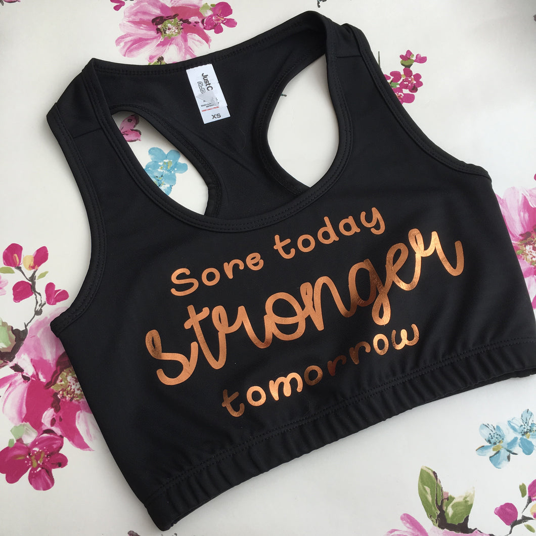 Stronger women’s Sports Crop Top